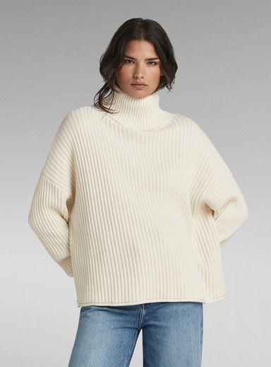Loose Turtle Knitted Sweater